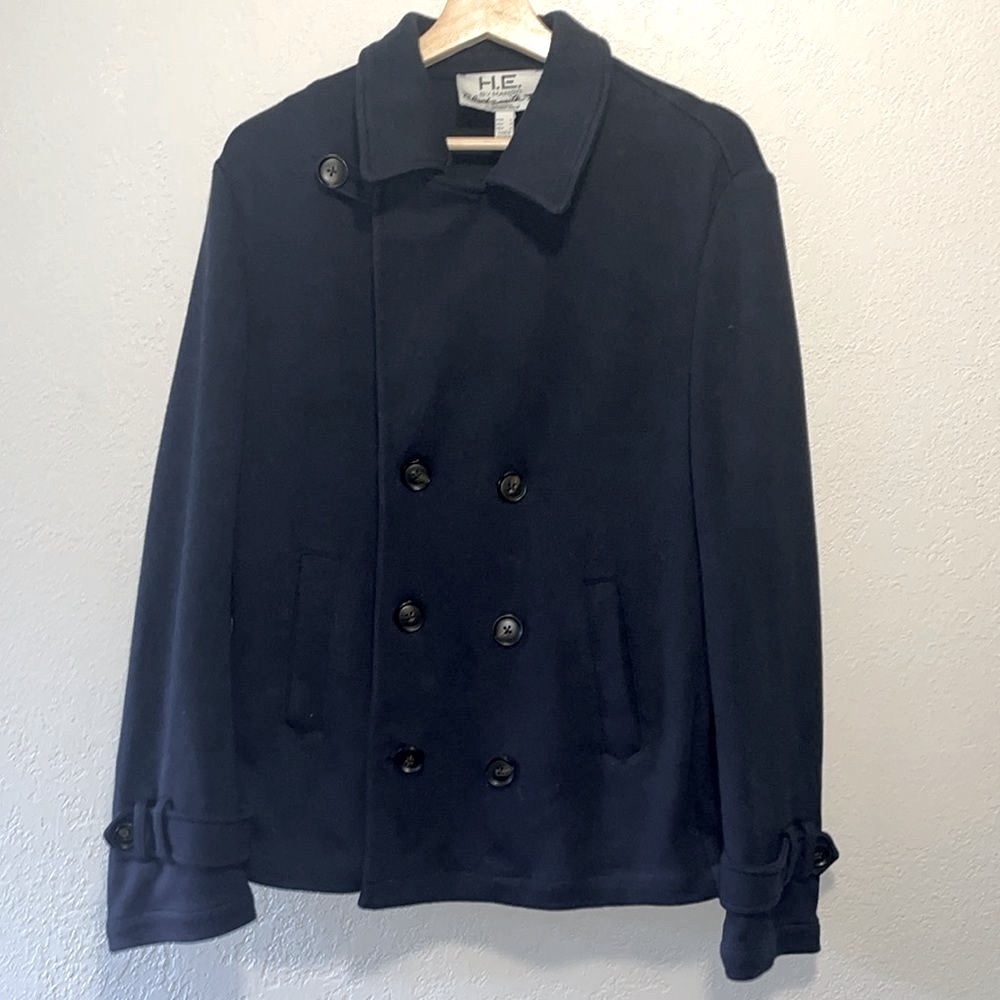 H.E. By Mango double breasted cardigan sweater men’s M